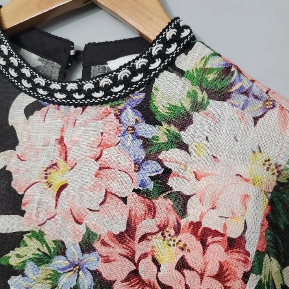 Alice McCall Black Magic Moments Linen Midi Dress NWT - Picture 9 of 15